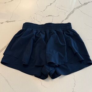 Lululemon Athletica True Navy Shake It Out Shorts
